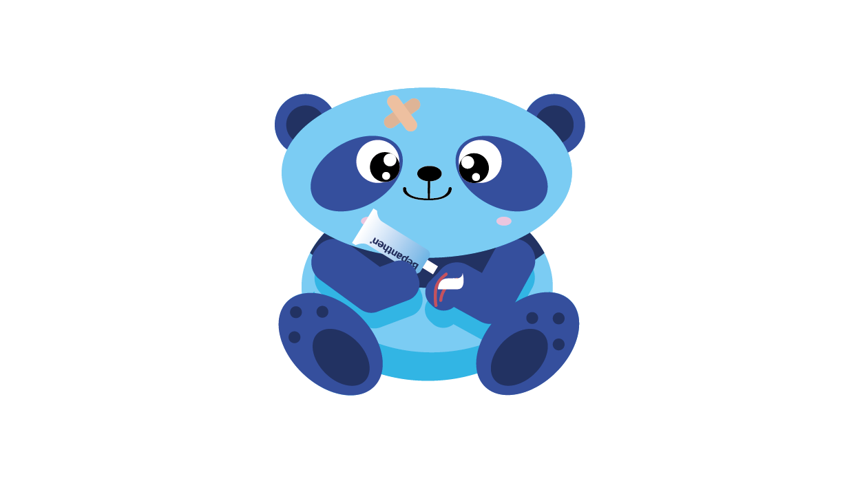 Bepanda auf Skateboard